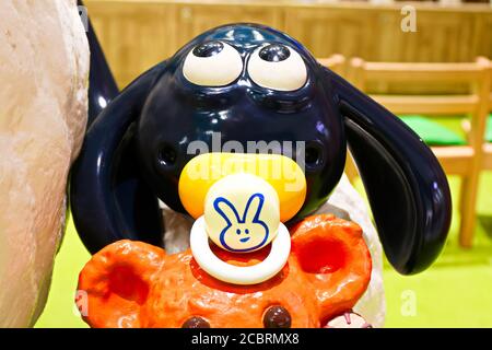 Osaka,Kansai/JAPAN - Oct 01, 2016 : Timmy the Sheep figure from Shaun the Sheep at Expocity,Osaka.JAPAN. Stock Photo