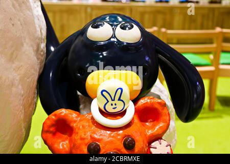 Osaka,Kansai/JAPAN - Oct 01, 2016 : Timmy the Sheep figure from Shaun the Sheep at Expocity,Osaka.JAPAN. Stock Photo