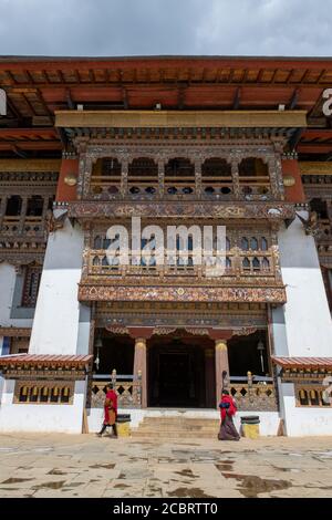 Bhutan, Wangdue Phodrang District, Gangtey Monastery aka Gangtey Goenpa ...