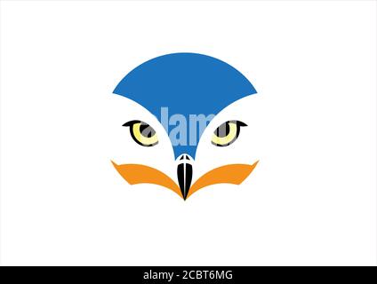 Owl Logos on a white background in vector illustration Stock Vector