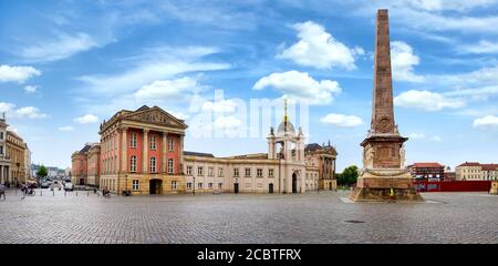 Old Market Square (Am Alten Markt) with Parliament and Obelisk in Potsdam, Germany Stock Photo