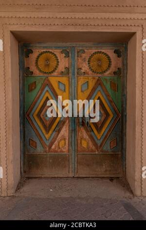 Interior shot of Nizwa fort Stock Photo