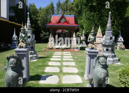 Hollywood, California, USA 14th August 2020 A general view of atmosphere at Hollywood Forever Cemetery on August 14, 2020 in Hollywood, California, USA. Photo by Barry King/Alamy Stock Photo Stock Photo