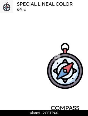 Compass Special lineal color vector icon. Compass icons for your business project Stock Vector