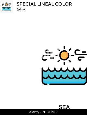 Sea Special lineal color vector icon. Sea icons for your business ...