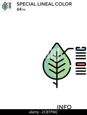 Info Special lineal color vector icon. Info icons for your business project Stock Vector