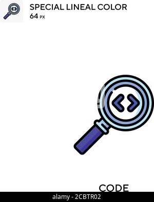 Bar code Special lineal color icon. Illustration symbol design template ...