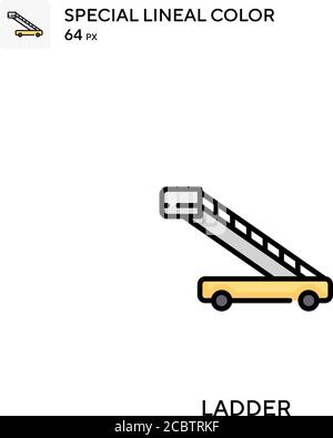 Ladder Special lineal color icon. Illustration symbol design template ...