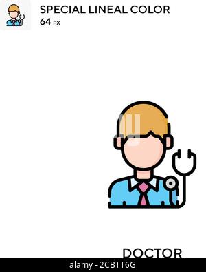 Doctor Special lineal color vector icon. Doctor icons for your business ...