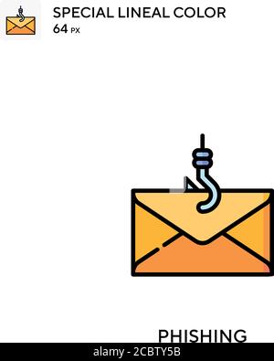 Phishing Special lineal color vector icon. Phishing icons for your business project Stock Vector