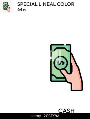 Cash special lineal color vector icon. Cash icons for your business ...