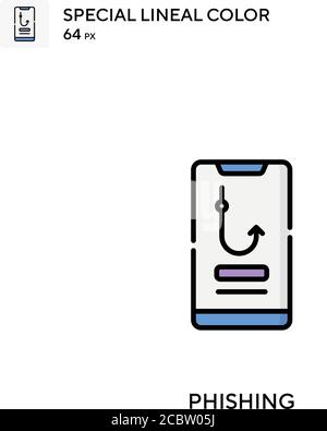 Phishing Special lineal color vector icon. Phishing icons for your business project Stock Vector