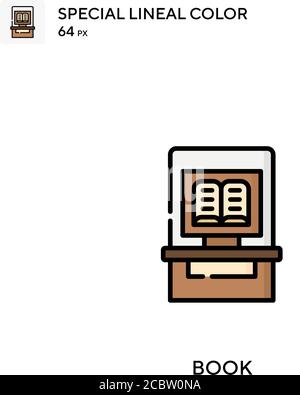 Book special lineal color vector icon. Book icons for your business ...