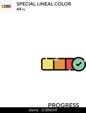 Progress Special lineal color vector icon. Progress icons for your business project Stock Vector