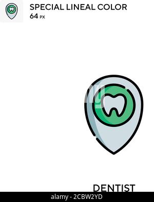 Medical checkup Special lineal color vector icon. Medical checkup icons ...