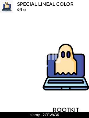 Rootkit Special lineal color vector icon. Rootkit icons for your business project Stock Vector