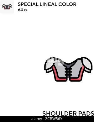 shoulder pads color icon vector illustration Stock Vector Image & Art ...