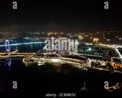 View of the Singapore Skyline from Level 33 Stock Photo - Alamy