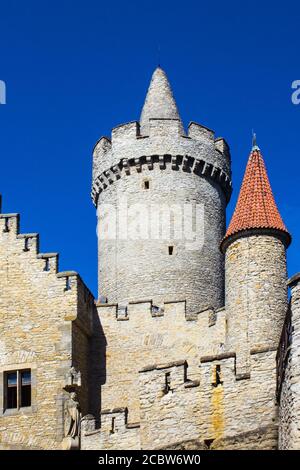 View of Kokorin Castle in the Czech Republic Stock Photo