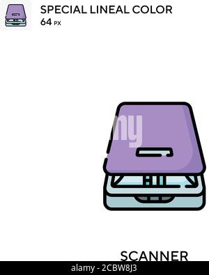 Scanner Special lineal color vector icon. Scanner icons for your business project Stock Vector