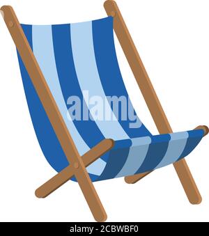 Chair hammock icon. Cartoon of chair hammock vector icon for web design isolated on white background Stock Vector