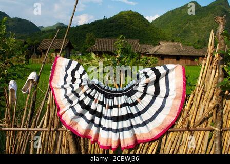 China. Guizhou province. Yao village around Libo. Stock Photo