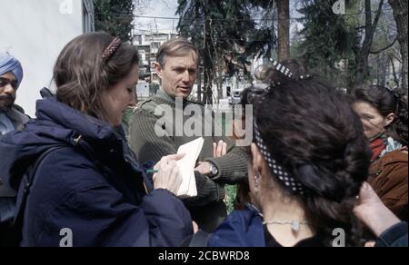 Lieutenant General Sir Michael Rose accompanied by his wife Angela at ...