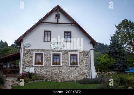 Penzion in Hojna Voda, Czech Republic Stock Photo