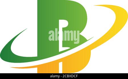 Letter circle Logo, Concept Letter + icon circle Stock Vector