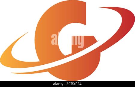 Letter circle Logo, Concept Letter + icon circle Stock Vector