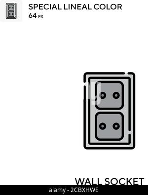 Socket Special lineal color vector icon. Socket icons for your business ...