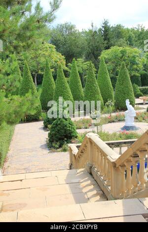 Mondo Verde World Gardens in Landgraaf in the Netherlands Stock Photo