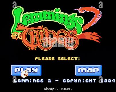 Lemmings 2: The Tribes (Genesis) - The Cover Project