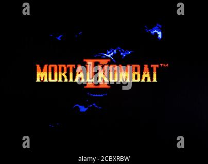 Mortal Kombat II 2 MK2 - Sega Genesis Mega Drive - Editorial use