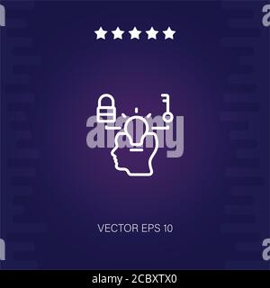 intellectual property vector icon modern illustration Stock Vector