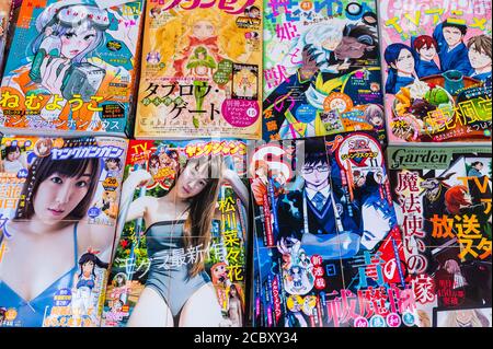 Manga Anime Magazine Magazines Stock Photo