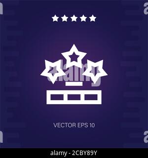 Valuation vector icon modern illustration Stock Vector