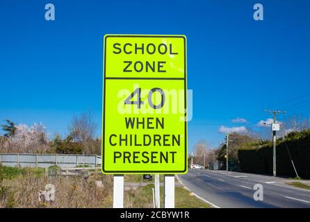 New Zealand Countryside Scenes: Danger and Warning signs e.g. on ...