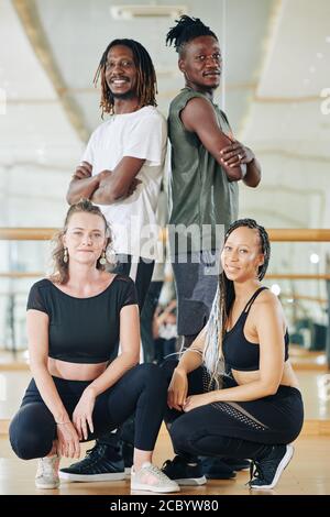Multi-ethnic group of dancer Stock Photo