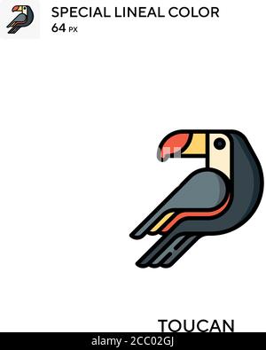 Toucan Special lineal color vector icon. Toucan icons for your business ...