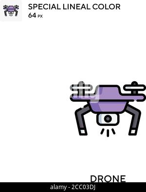 Drone Special lineal color vector icon. Drone icons for your business ...