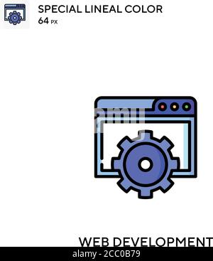 Web development Special lineal color vector icon. Web development icons for your business project Stock Vector