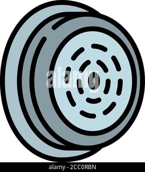 Pool inside filter icon. Outline pool inside filter vector icon for web design isolated on white background Stock Vector