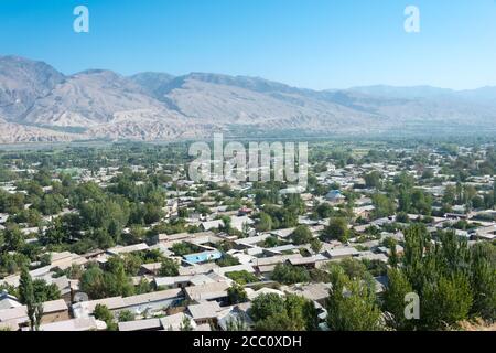 Panjakent Tajikistan Panjakent City View From Remains Of Ancient panjakent-tajikistan-panjakent-city-view-from-remains-of-ancient