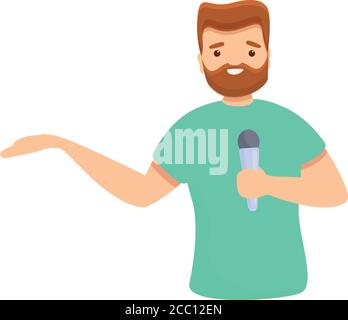 Online podcast icon. Cartoon of online podcast vector icon for web design isolated on white background Stock Vector