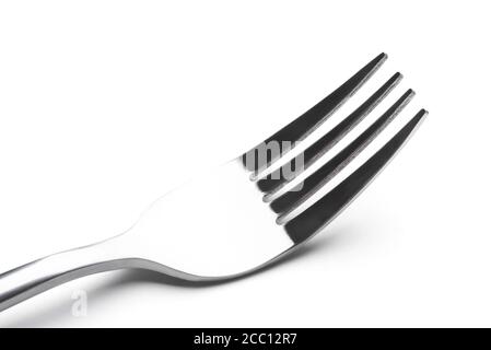 Steel fork isolated on a white background. Stock Photo