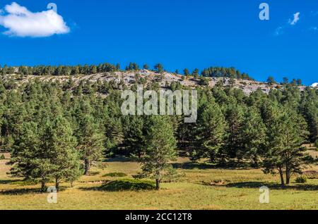 Spain, autonomous community of Aragon, Province of Teruel, Sierra de Albarracin Comarca, Sierra de Albarracin Stock Photo