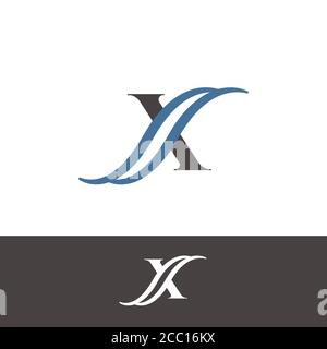 Luxury design symbol letter X for element design. Icon symbol X for your best business symbol. Vector illustration EPS.8 EPS.10 Stock Vector