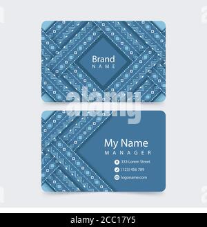 Modern professional Business Card Template.Simple Business Card. Abstract Business Card Design.Colorful Business Card Template.Creative Business Card.