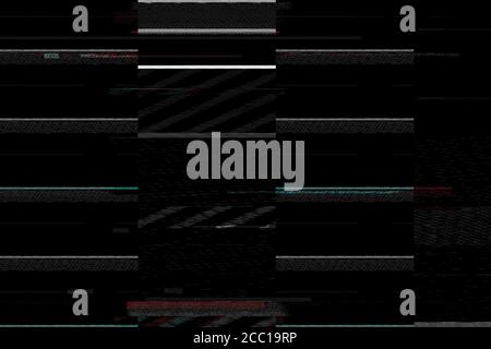 Digital glitch background, abstract backdrop with digital damage effect Stock Photo